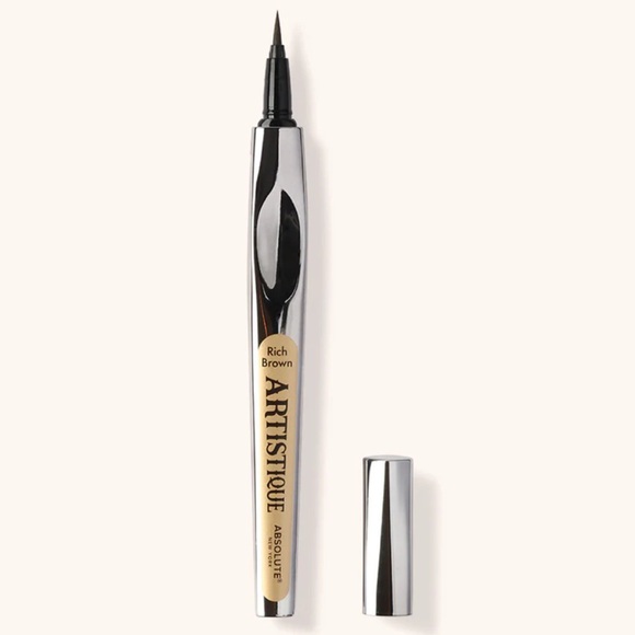 Absolute New York Rich Brown Felt Tip Artistique Easy Grip Liquid Eyeliner - Picture 1 of 4